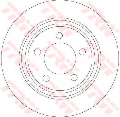 Тормозной диск задн Mazda 3 2023 (03-15) Mazda 5 (05-14)