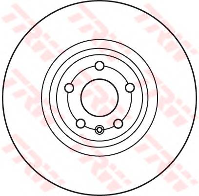 Диск тормозной передн AUDI TT (8J3) 06- TT Roadster (8J9)