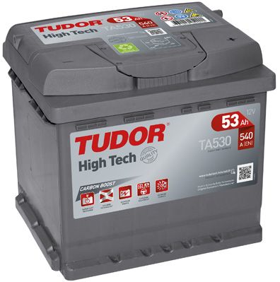 Аккумулятор TUDOR 53Ah 540A (обратная 0) 207x175x190