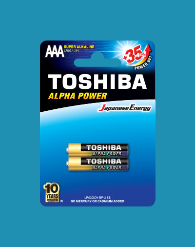 Батарейка LR03 щелочная (alkaline)  Alpha Power  БЛИСТЕР  (2шт) AAA 1.5V