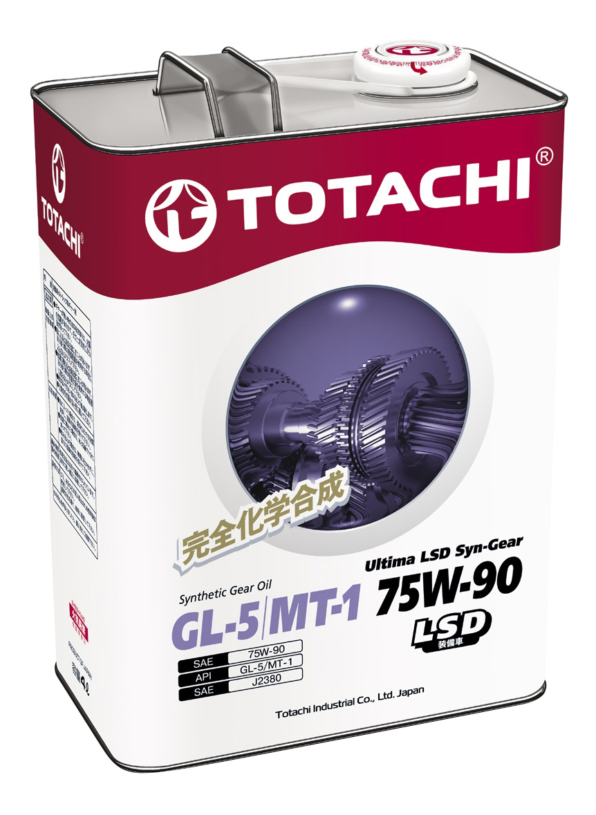 Масло трансмиссионное TOTACHI Ultima LSD Syn-Gear 75W-90 GL-5   (4л)