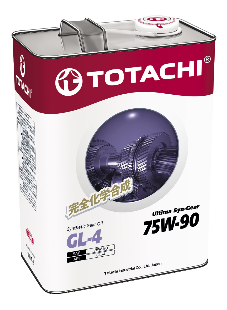 Масло трансмиссионное TOTACHI Ultima Syn-Gear 75W-90 GL-4   4л