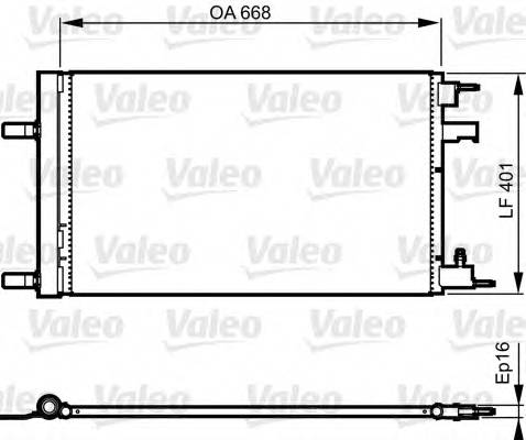 Конденсор кондиционера OPEL Astra J 17CDTi 20CDTi 2009gt