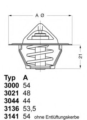 Термостат SAAB 9-3 2.0T.OP Vectra.Astra 2.0-2.2 Cherokee II