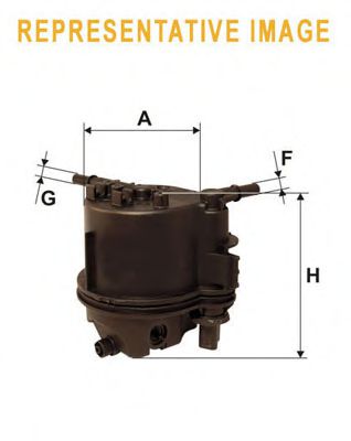 Фильтр топливный RENAULT GRAND SCENIC II 04- MEGANE II 02-