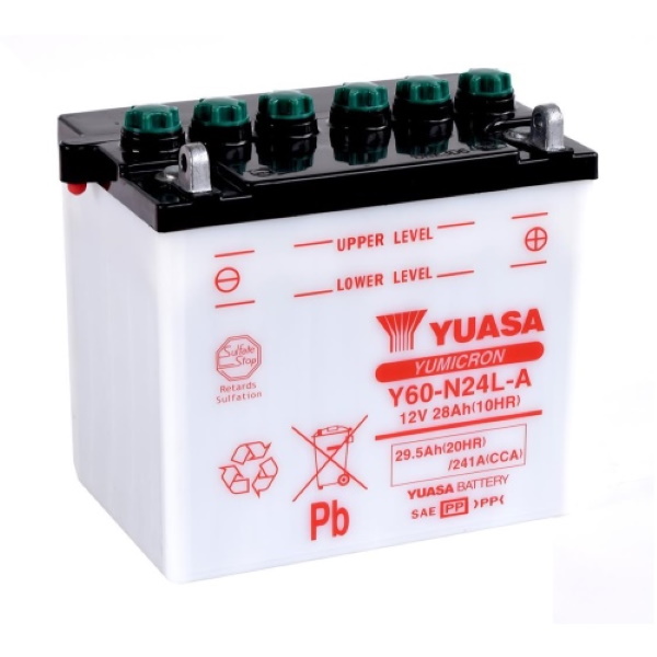 Аккумулятор Yuasa Y60-N24L-A (12V / 29.5Ah)