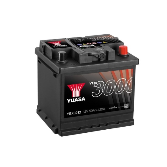 Аккумулятор YUASA 52Ah 450A (обратная 0) 207x175x190