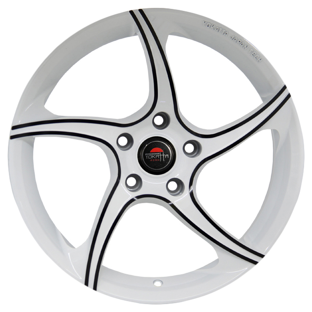 R16 5x114.3 6.5J ET47 D66.1 Yokatta Model-2 W+B