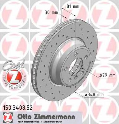 Диск тормозной передний BMW SPORT Coat Z