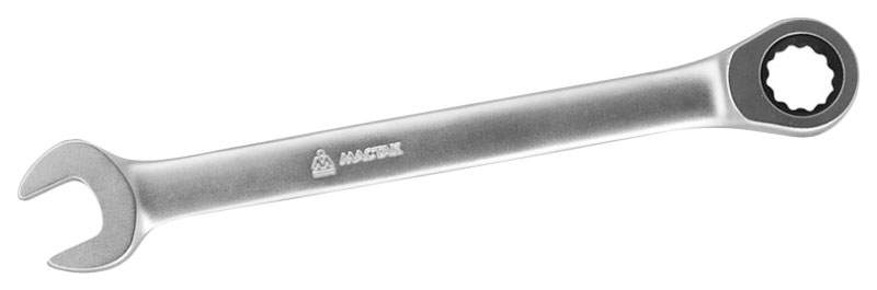 МАСТАК Ключ комбинированный с трещоткой 24 мм