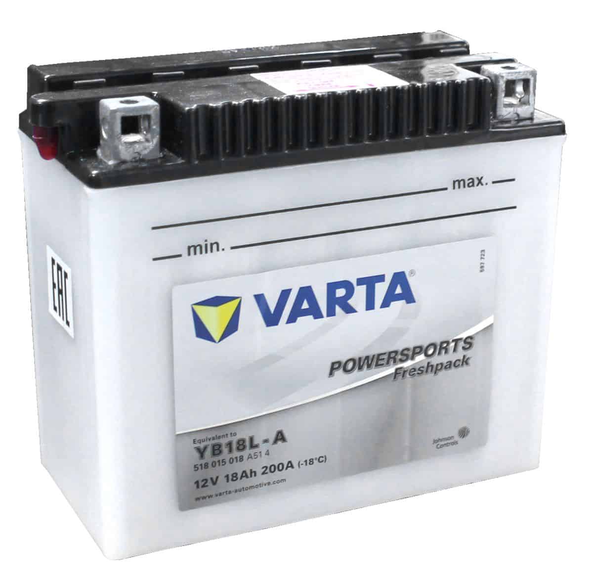 Аккумулятор VARTA MOTO FP + электролит 18А/ч