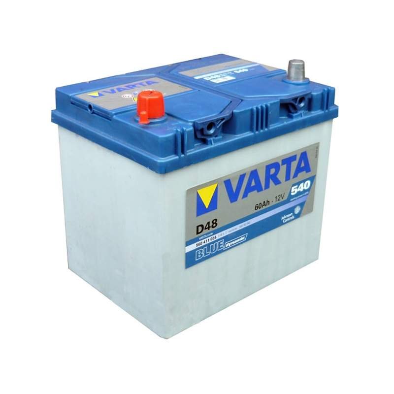 АКБ VARTA Blue Dynamic 60А/ч D48 (+/-) 12V 540A 232x173x225 560411054