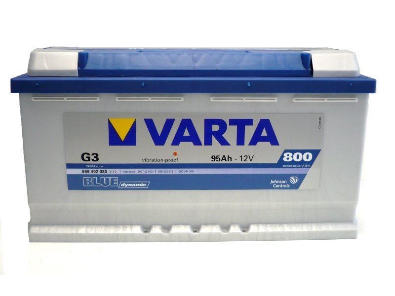Аккумулятор VARTA BLUE DYNAMIC 12V 95Ah 800A (R+) 20,92kg 353x175x190 мм