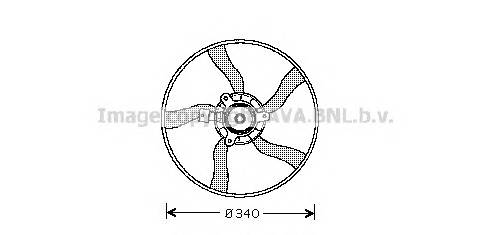 AVA вентилятор охлаждения Citroen Xsara Picasso 1 6-1 8i 99-0 Фотография AVA CN7532
