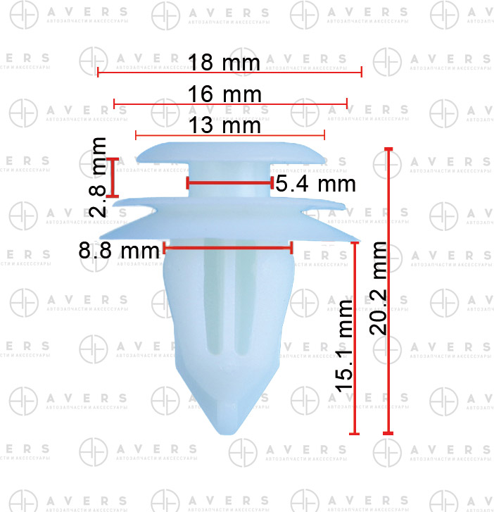 Крепеж Фотография AVERS 90467T0019