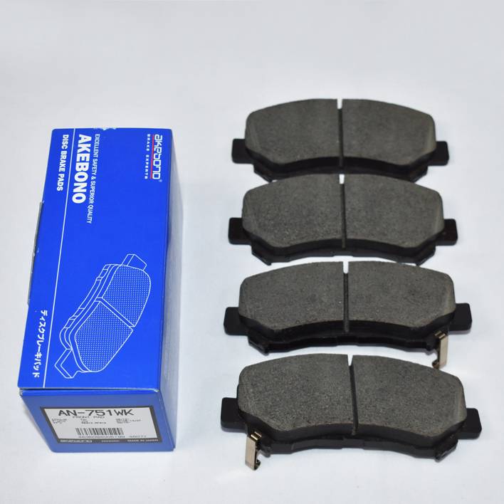 Колодки торм пер Nissan J10 T31 R51 Z51 Фотография Akebono AN751WK