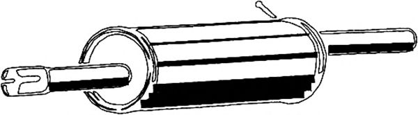Глушитель выхлопных газов конечный Фотография Asmet 10101