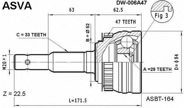 Фотография Asva DW006A47