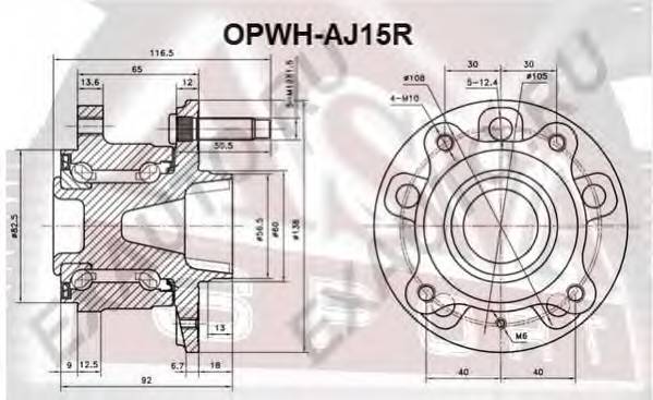 Фотография Asva OPWHAJ15R