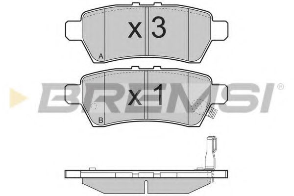 Фотография BREMSI BP3257