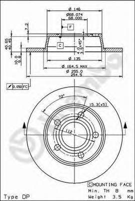 Фотография Brembo 08908411