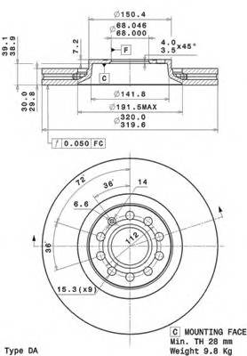 Фотография Brembo 09A59811