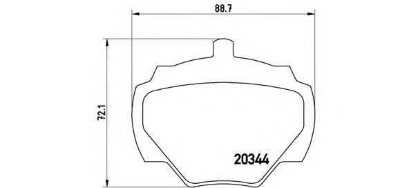 Фотография Brembo P44001