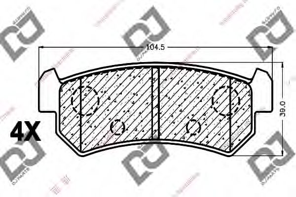 Фотография DJ PARTS BP1172