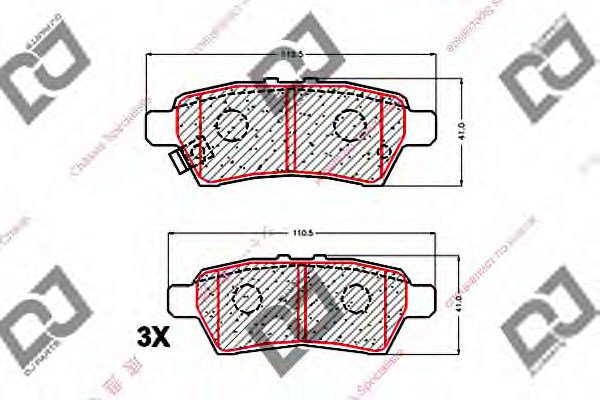 Фотография DJ PARTS BP1525