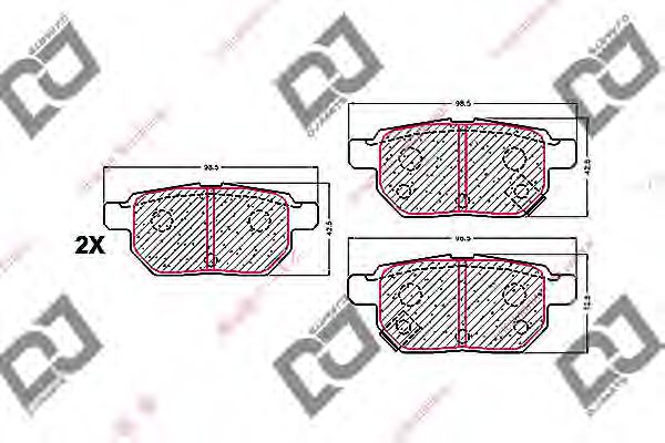 Фотография DJ PARTS BP1611