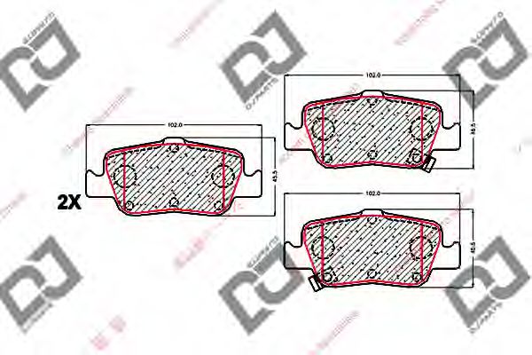 Фотография DJ PARTS BP1643