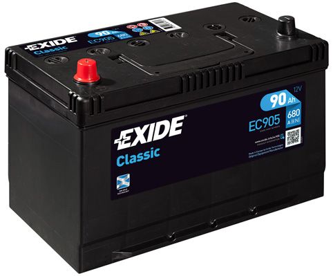 АКБ Exide Classic 12V 90Ah 680A 306-173-222 ( + - ) D31 Корейский B1 Фотография EXIDE EC905