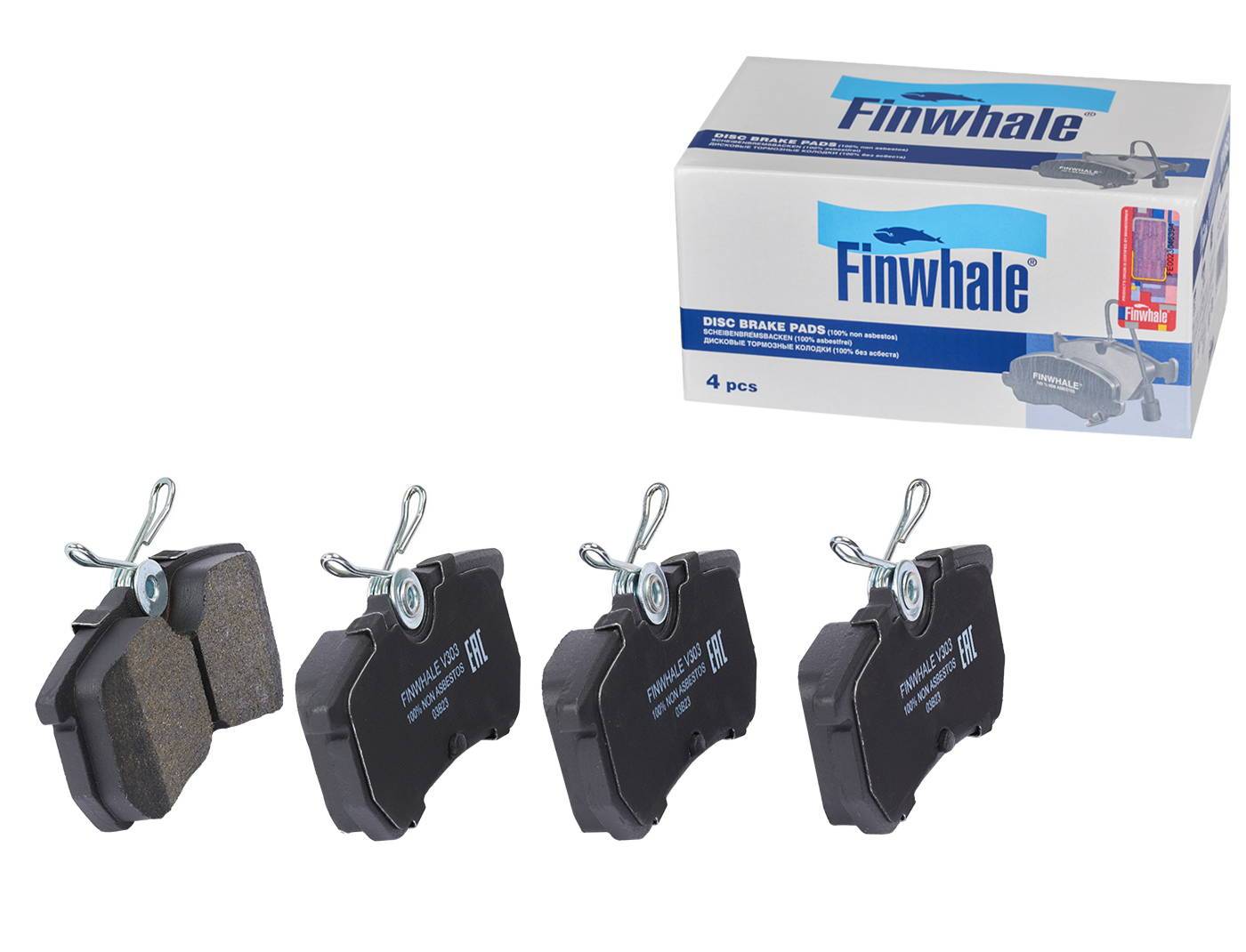 Колодки зад. дисковые Focus(98-04) 1425407 1075565 1107698 Фотография FINWHALE V303