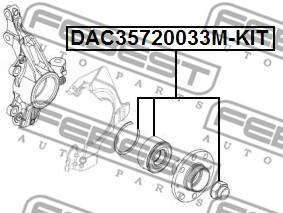 Фотография Febest DAC35720033MKIT