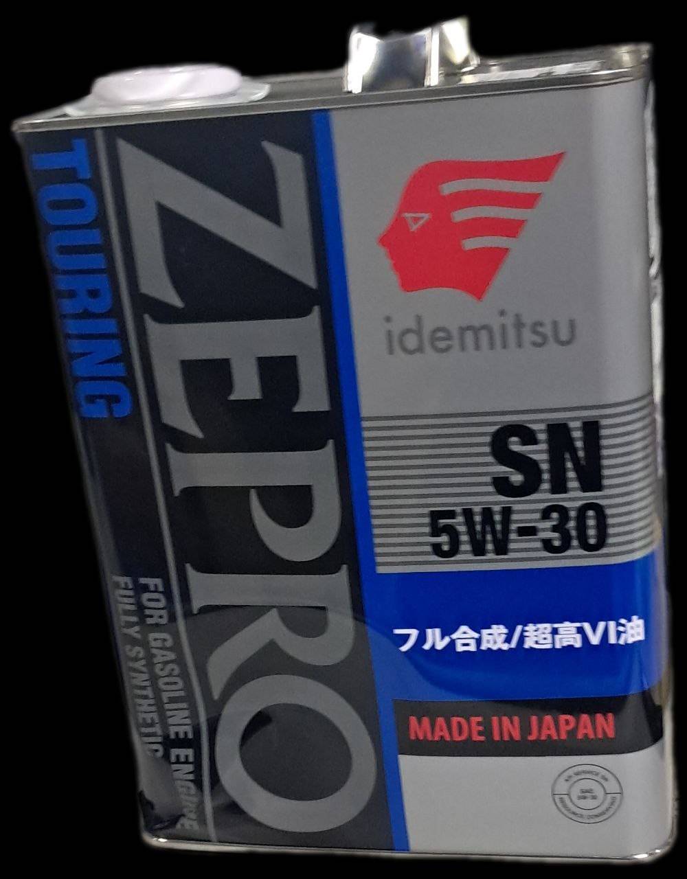 Масло моторное синт. 5W-30 ZEPRO Touring SN (4л) (Повреждение ручки канистры) НОВОЕ!!! Фотография IDEMITSU 4251004D