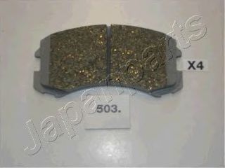 Колодки дисковые передние Mitsubishi Lancer 1.3-2.0 03> Фотография Japan Parts PA503AF