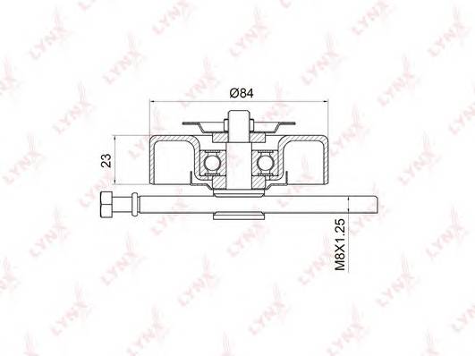 Натяжной ролик . Приводной INFINITI EX25 09> . FX35 03-08 . G35 02-07. N Фотография Lynx PB5017