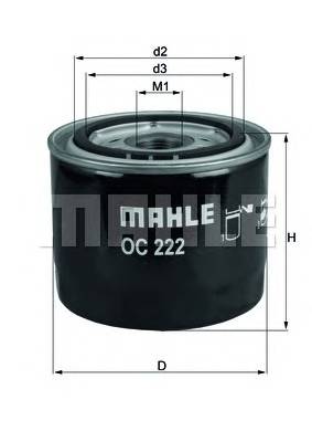 Фотография Mahle ORIGINAL OC222