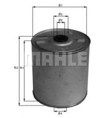 Фильтр маслянный MERCEDES O302/O305/T2/L Фотография Mahle ORIGINAL OX30D