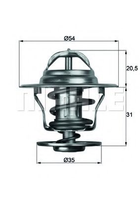 Фотография Mahle ORIGINAL TX1387D