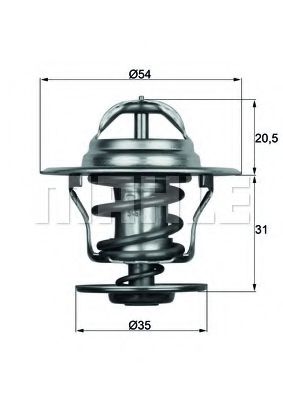 Фотография Mahle ORIGINAL TX1587D