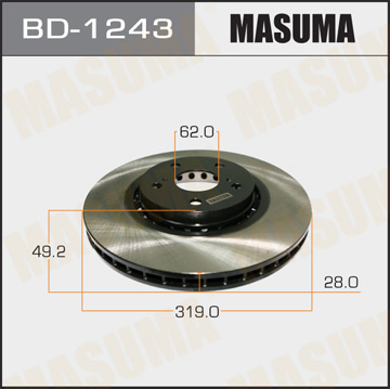 Диск тормозной Masuma Фотография Masuma BD1243