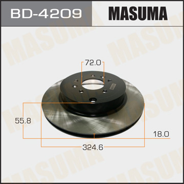 Диск тормозной Masuma Фотография Masuma BD4209
