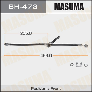 Шланг тормозной MASUMA H- .front. CR-V RD1 LH Фотография Masuma BH473