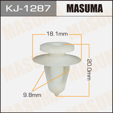 Клипса крепежная Masuma 1287-KJ Фотография Masuma KJ1287