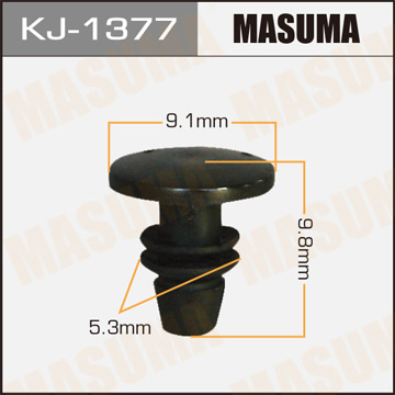 Клипса крепежная Masuma 1377-KJ Фотография Masuma KJ1377