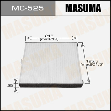 Воздушный фильтр Салонный АС- 402E Masuma (1.40 . MC525E Фотография Masuma MC525