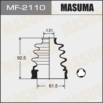 Привода пыльник Masuma MF-2110 Фотография Masuma MF2110