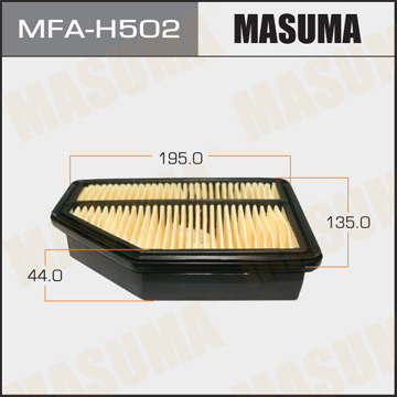 Воздушный фильтр Masuma (1.40) HONDA. CIVIC. V1400 06-09 Фотография Masuma MFAH502