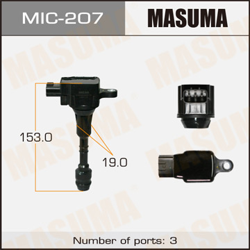 Катушка зажигания Masuma . PATROL. Y61 Фотография Masuma MIC207